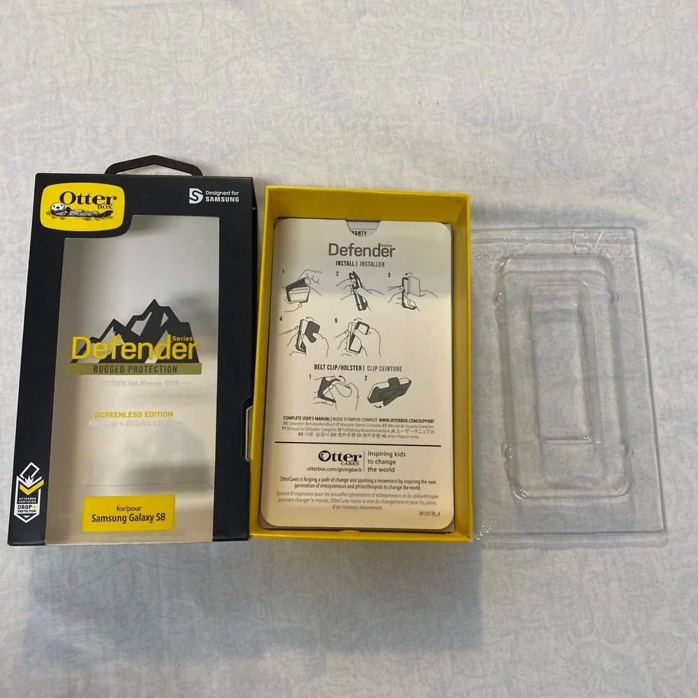 OtterBox Defender Samsung‎ Galaxy's S8 Case Rugged Blue Gray Gift Idea